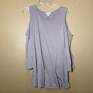 Charming Charlie Cold Shoulder Top